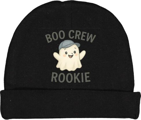 inktastic Boo Crew Rookie Ghost Halloween Baby Beanie Hat in Saudi Arabia