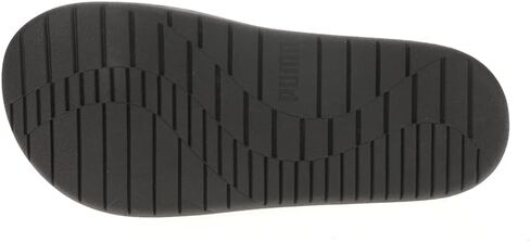 PUMA Men's Softride Massage Slide Sandals, Black-White, 8 in Saudi Arabia