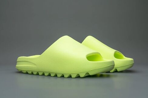 Adidas Mens Yeezy Slide HQ6447 Glow Green 2022 - Size 8 in Kuwait