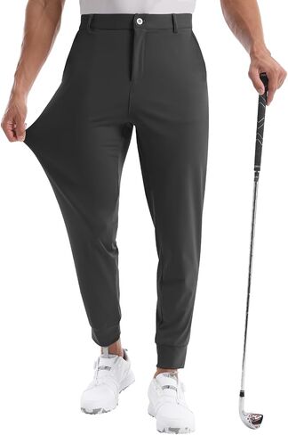 ركض Canghpgin Mens Athletic choggers مع جيب السوستة جيب خفيفة الوزن جولف الرجال تمتد in Kuwait