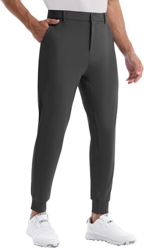 ركض Canghpgin Mens Athletic choggers مع جيب السوستة جيب خفيفة الوزن جولف الرجال تمتد in Kuwait