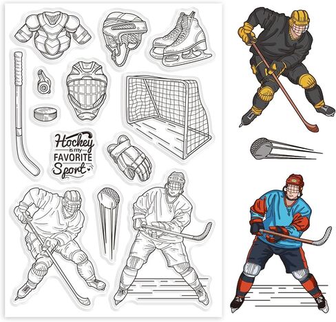 GLOBLELAND Sports Theme Gymnastics Clear Stamps Lady Human Silhouette Silicone Clear Stamp Human Seals for DIY Scrapbooking Journals Decorative Cards Making Photo Album in Kuwait