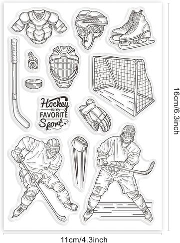 GLOBLELAND Sports Theme Gymnastics Clear Stamps Lady Human Silhouette Silicone Clear Stamp Human Seals for DIY Scrapbooking Journals Decorative Cards Making Photo Album in Kuwait