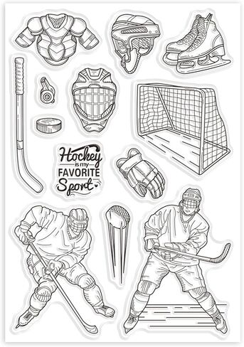 GLOBLELAND Sports Theme Gymnastics Clear Stamps Lady Human Silhouette Silicone Clear Stamp Human Seals for DIY Scrapbooking Journals Decorative Cards Making Photo Album in Kuwait