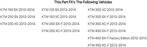 Acerbis Full Plastic Kit Black for KTM 300 XC 2013-2014 in Saudi Arabia