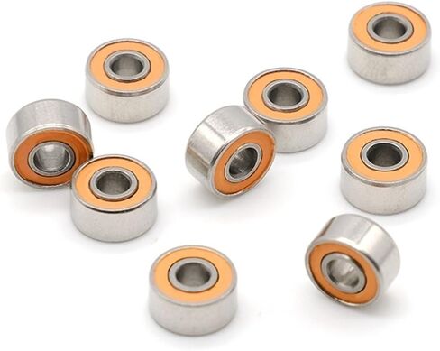 10PCS S693RSCB 3x8x4 mm ABEC-7 Stainless Steel Hybrid Ceramic Bearings Fishing Reel Bearings Without Grease Fast Turning in Saudi Arabia