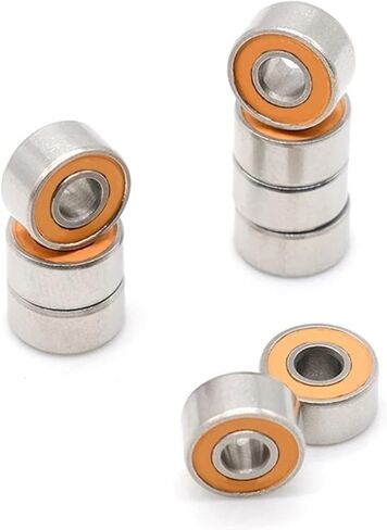 10PCS S693RSCB 3x8x4 mm ABEC-7 Stainless Steel Hybrid Ceramic Bearings Fishing Reel Bearings Without Grease Fast Turning in Saudi Arabia