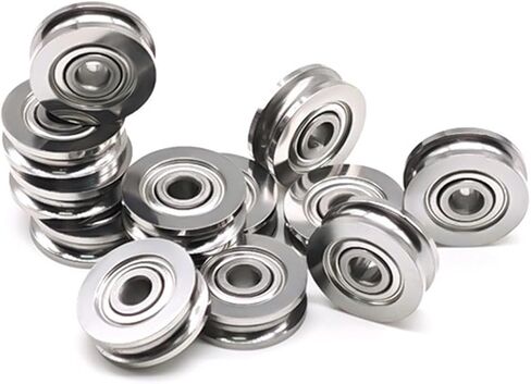 5PCS SU3-12ZZ Roller Bearing 3X12X4 mm Guide Rail Pulley U-Shaped Bearing SU3-12 SU3-12Z in Saudi Arabia