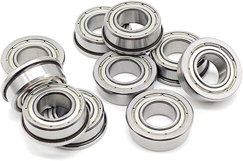 5PCS F63800ZZ 10X19X7 mm Flange deep Groove Ball Bearing F63800 F63800Z Flanged Bearing in Saudi Arabia