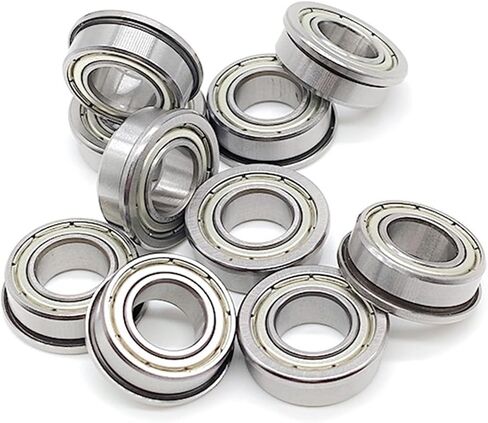 5PCS F63800ZZ 10X19X7 mm Flange deep Groove Ball Bearing F63800 F63800Z Flanged Bearing in Saudi Arabia
