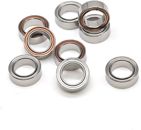 10PCS R168ZZ 6.35x9.525x3.175 mm Bearing Double Shielded Motor Miniature R168 Z ZZ Ball Bearings R168Z in Saudi Arabia