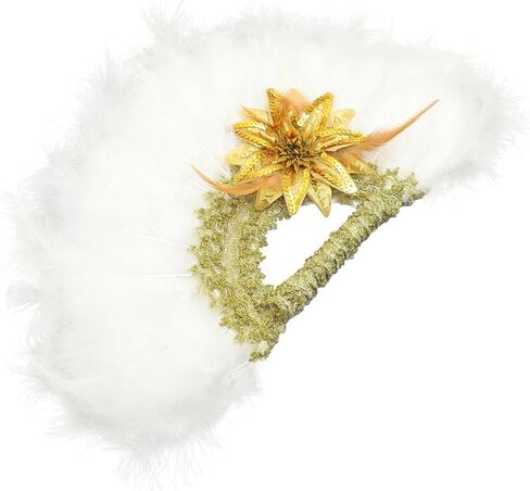 Healifty Wedding Plume Fan for Bridal Party Decore Handheld Decor in Kuwait