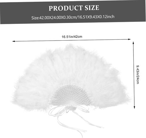 Wedding Plume Fan for Women Unique Handheld Stage Performance Fan Elegant Bridal Accessory for Unforgettable Weddings and Special Occasions present Choice for Friends and Family in Saudi Arabia