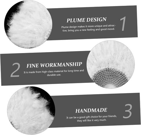 Wedding Plume Fan for Women Unique Handheld Stage Performance Fan Elegant Bridal Accessory for Unforgettable Weddings and Special Occasions present Choice for Friends and Family in Saudi Arabia