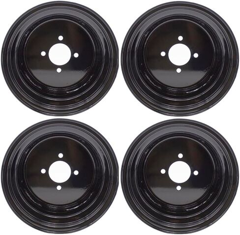 1 مجموعة 12x7 ATV RIM UTV Wheel Steel Rim 4/110 12 × 7 إزاحة الأمامية 5+2 الخلفية 2+5 لـ Yamaha Big Bear 350 400 ، Grizzly 350 600 ، Kodiak 400 450 ، Wolverine 350 450 4 Lugs in Kuwait