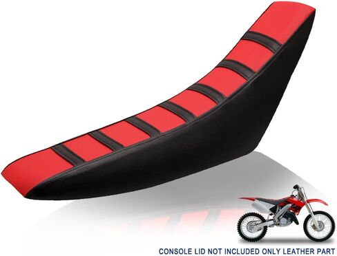 PIT66 دراجة نارية من الجلد الناعم ، متوافق مع Honda CR125R CR250R CR500R CR80R CRF100F CRF125F CRF150F (RED) in Kuwait