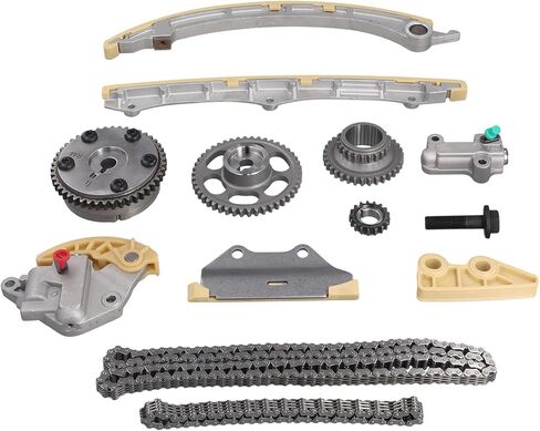 Engine Timing Chain Kit with Tensioner Camshaft Adjuster for 2008-2015 Honda Accord CR-V Civic Crosstour Acura ILX TSX 2.4 L 2354CC L4 DOHC # 14530-RAA-A01 14510-R40-A01 in Saudi Arabia