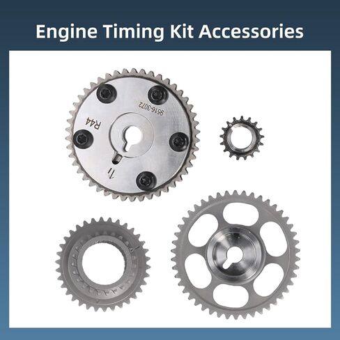 Engine Timing Chain Kit with Tensioner Camshaft Adjuster for 2008-2015 Honda Accord CR-V Civic Crosstour Acura ILX TSX 2.4 L 2354CC L4 DOHC # 14530-RAA-A01 14510-R40-A01 in Saudi Arabia