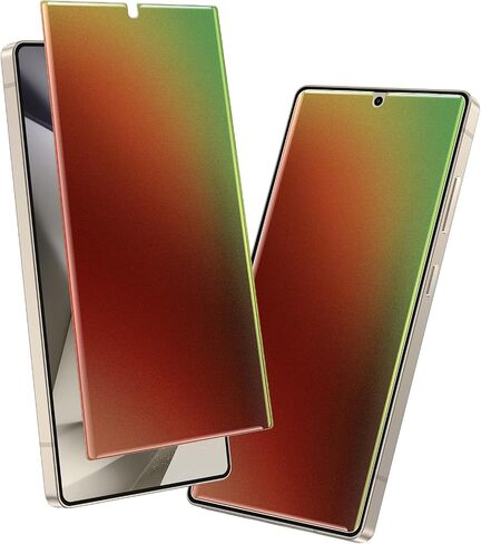 LYWHL 2 Pack for Samsung Galaxy S24 Ultra Privacy Screen Protector, Matte Gradient Colorful Anti-Blue Light Anti-Spy Full Adhesive Flexible Film, Compatible Fingerprint Sensitive Touch Bubble Free in Kuwait