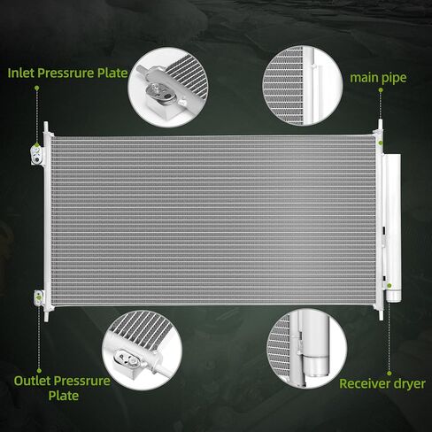 AUTOSAVER88 A/C AC Condenser Air Conditioning Condenser Compatible with 2013-2017 Accord EX/EX-L/LX/LX-S/Sport/Touring L4 2.4L V6 3.5L in Saudi Arabia
