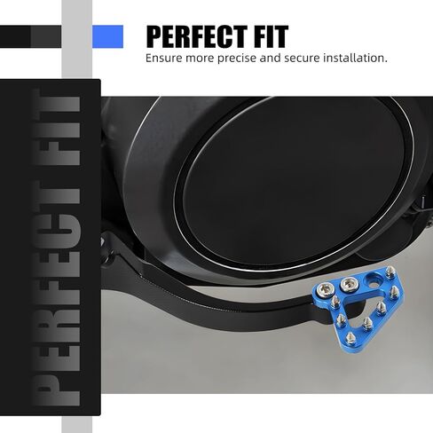NiceCnc Black and Blue CNC دراجة نارية فرامل فرامل فرامل باك باك باكس متوافقة مع Husqvarna 701 Enduro/701 Supermoto 2016-2019 ، 690 Enduro R/690 SMC R 2011-2018 ، 7075 الألومنيوم ، Anodize in Saudi Arabia