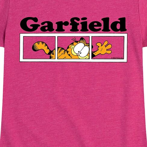 HYBRID APPAREL - Garfield - Garfield Panel - Toddler & Youth Girls Short Sleeve Graphic T-Shirt in Kuwait