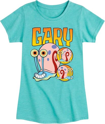 الملابس الهجينة - SpongeBob Squarepants - Gary the Snail - Toddler & Youth Girls Shirt Sere Dirt in Saudi Arabia