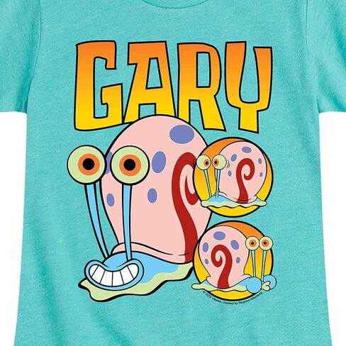 الملابس الهجينة - SpongeBob Squarepants - Gary the Snail - Toddler & Youth Girls Shirt Sere Dirt in Saudi Arabia