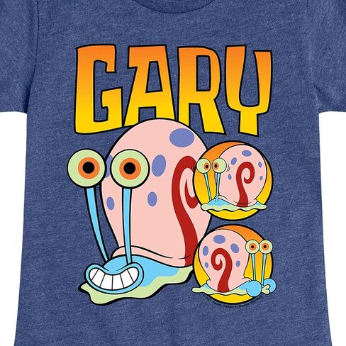 HYBRID APPAREL - Spongebob Squarepants - Gary The Snail - Toddler & Youth Girls Short Sleeve Graphic T-Shirt in Saudi Arabia