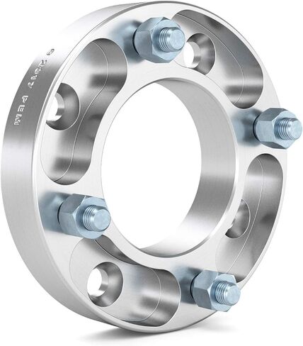 RockTrix - 1 inch ATV Wheel Spacers (4x110, 74mm Bore, 10x1.25 Studs Nuts) Compatible with Honda Yamaha Suzuki Bombardier (Read Listing for Year Model Info) UTV V4 25mm Silver 2pcs in Saudi Arabia