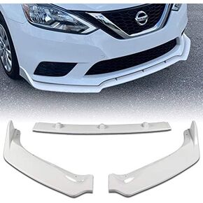 EPARTS 3PCS Front Bumper Body Kit Spoiler Lip Compatible With 2016-2019 Nissan Sentra (Painted Carbon Fiber) in Kuwait