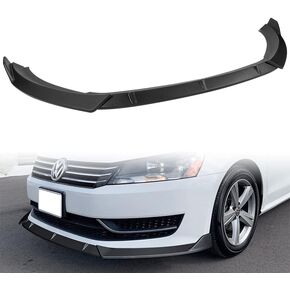 3 Pieces Front Bumper Lip Spoiler Splitter Side Body Kit Trim Protection Compatible with 2012-2015 Volkswagen Passat 4DR Sedan, 2013 2014 (Matt Black) in Kuwait