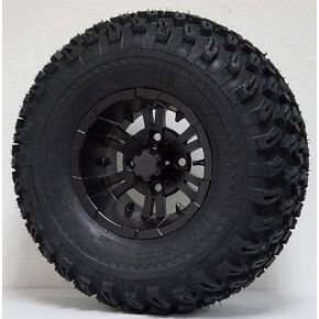 10" Vampire Matte Black Wheels w/ 22x11-10 DOT All Terrain Tires - SET of 4 in Kuwait