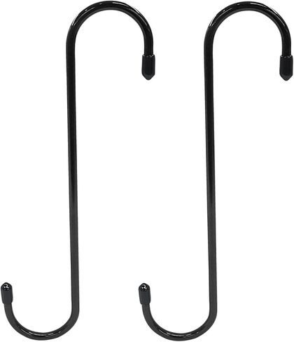 2 Pcs Brake Caliper Hanger Hooks, Steel Brake Caliper Hangers, Rubber Tips with Powder Coated, Work for Braking, Bearing, Axle and Suspension (Black) in Kuwait