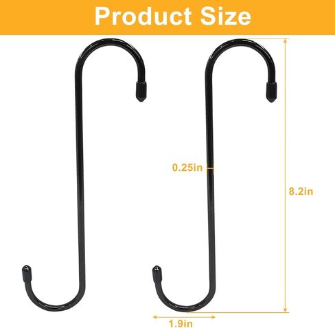 2 Pcs Brake Caliper Hanger Hooks, Steel Brake Caliper Hangers, Rubber Tips with Powder Coated, Work for Braking, Bearing, Axle and Suspension (Black) in Kuwait