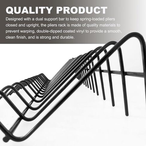 2 PCS Plier Organizer Drawer Storage Rack for 30 Pliers, Metal Plier Wrench Cutter Organizer for Tool Box Drawer, Tool Box Storage Organization Holder, Car Accessories in Saudi Arabia