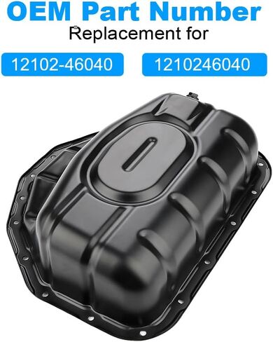 Sump Lower Engine Oil Pan مع قابس التصريف متوافق مع Lexus GS300 3.0L L6 1998-2005 ، Lexus IS300 2001-2005 استبدال 12102-46040 in Saudi Arabia