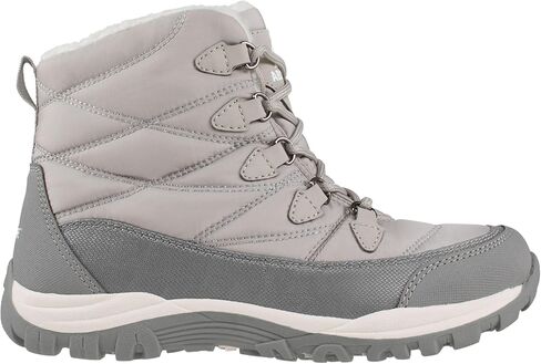 Absolute Cynthia Snow Winter Boots for Women, Warm, Insulated, Lace-Up Front, Black, Size 6 in Kuwait