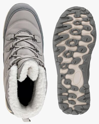 Absolute Cynthia Snow Winter Boots for Women, Warm, Insulated, Lace-Up Front, Black, Size 6 in Kuwait