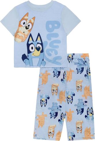 Bluey Boys' 2-Piece Loose-fit Pajama Set, Soft & Cute for Kids in Saudi Arabia