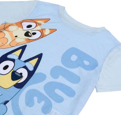 Bluey Boys' 2-Piece Loose-fit Pajama Set, Soft & Cute for Kids in Saudi Arabia