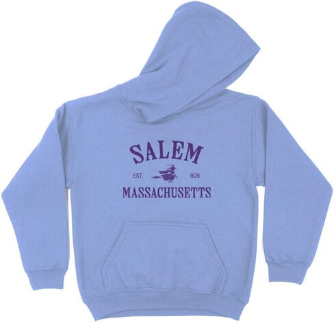 Halloween Salem Witch Kids Hoodie Sweatshirt Youth in Saudi Arabia