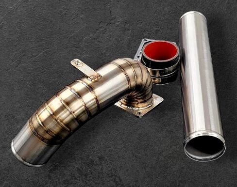 Intake horn and cold side piping kit for 5.9L 12V Cummins Engines in 1994-1998 Ram 2500/3500 in Saudi Arabia
