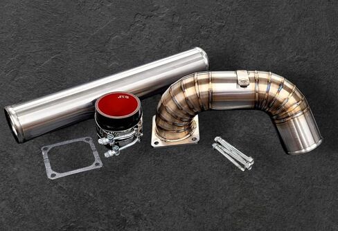 Intake horn and cold side piping kit for 5.9L 12V Cummins Engines in 1994-1998 Ram 2500/3500 in Saudi Arabia