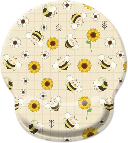 Ergonomic Mouse Pad with Wrist Support, Cute Funny Gel Mouse Pads Wrist Rest, Dumpster on Fire Comfortable Computer Mousepad for Gaming Laptop Work Home Desk Accessories Office Supplies Decor in Saudi Arabia