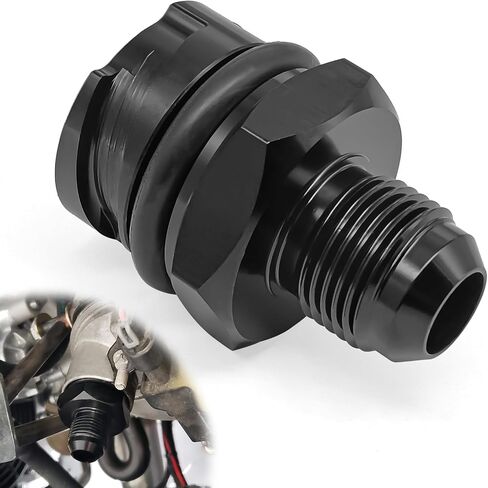 10 AN Billet Valve Cover Oil Cap, Billet Valve Cover Oil Cap Compatible with LS1, LS2, LS3, LS6, LS7, LSX (Black) in Saudi Arabia