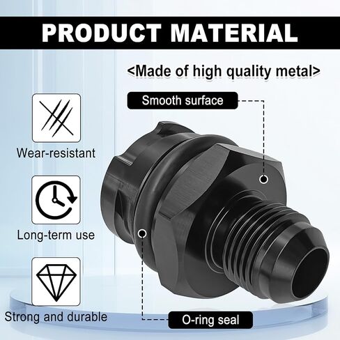 10 AN Billet Valve Cover Oil Cap, Billet Valve Cover Oil Cap Compatible with LS1, LS2, LS3, LS6, LS7, LSX (Black) in Saudi Arabia