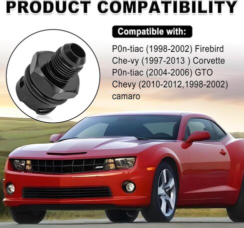 10 AN Billet Valve Cover Oil Cap, Billet Valve Cover Oil Cap Compatible with LS1, LS2, LS3, LS6, LS7, LSX (Black) in Saudi Arabia