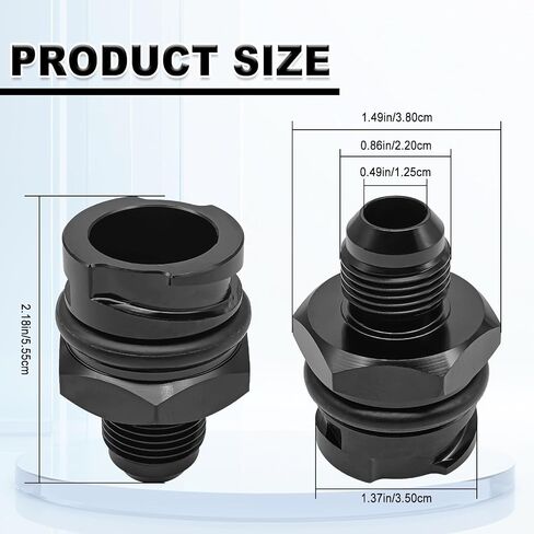 10 AN Billet Valve Cover Oil Cap, Billet Valve Cover Oil Cap Compatible with LS1, LS2, LS3, LS6, LS7, LSX (Black) in Saudi Arabia