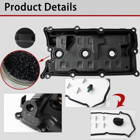 أغطية صمام الزوج مع حشيات تناسب Nissan Frontier Pathfinder Xterra NV1500 NV2500 NV3500 2005-2021 4.0L V6 استبدال# 13264-EA200 13264-EA210 in Saudi Arabia